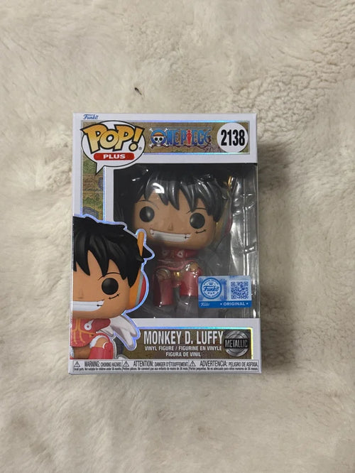 Funko Pop Monkey D. Luffy #2138 Metallic - One Piece (Ocasión)